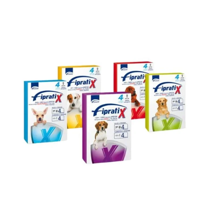 Alfamed s.a. Fipratix - 4 Pipette da 2,20 ml - 10 - 20 Kg