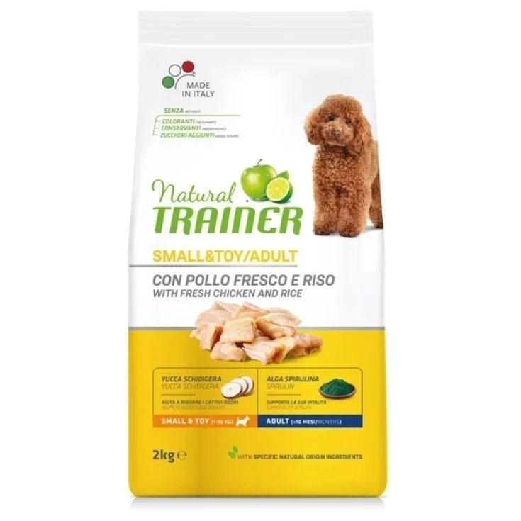 Affinity petcare italia srl Natural Adult Small & Toy Con Pollo Fresco E Riso - 2Kg
