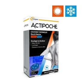 Actipoche Cojín Térmico Lumbares & Vientre con Microperlas Frío/Caliente 20x30cm
