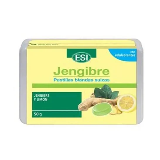 Esi Pastillas Blandas Suizas de Jengibre y Limon 50g