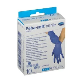 Guanti Peha-Soft monouso in nitrile dimensione S 10 pz
