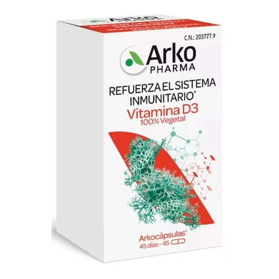 Arkocapsules Vitamina D3 100% vegetale 45caps