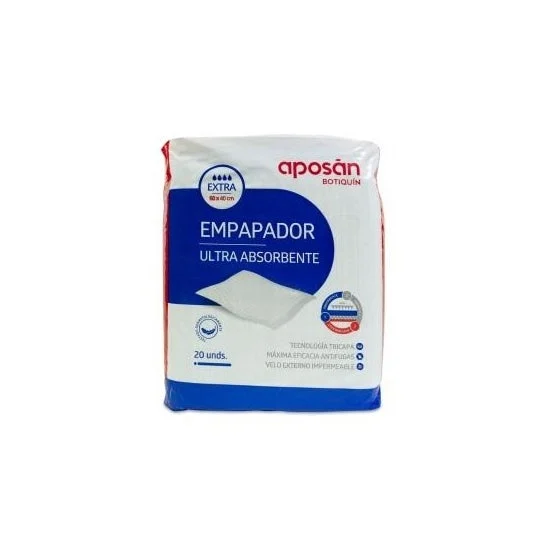 Aposán Botiquín Empapador Ultra Absorbente 60x40cm 20uds