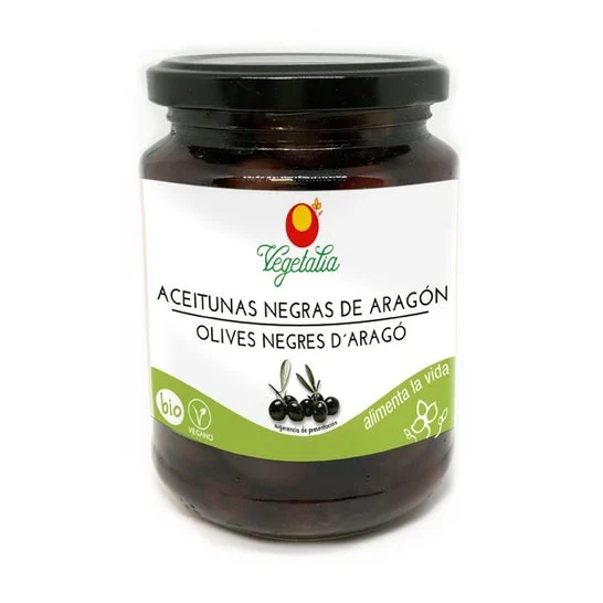 Vegetalia Aceitunas Negas Arago Eco 220g