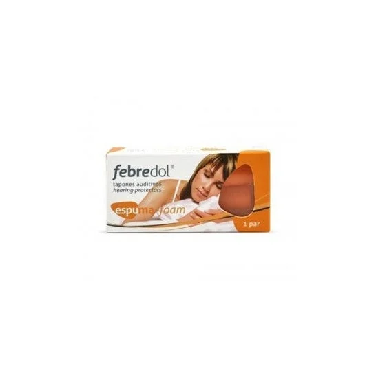 Inserti auricolari Febredol™ in schiuma 2 pz. orecchio