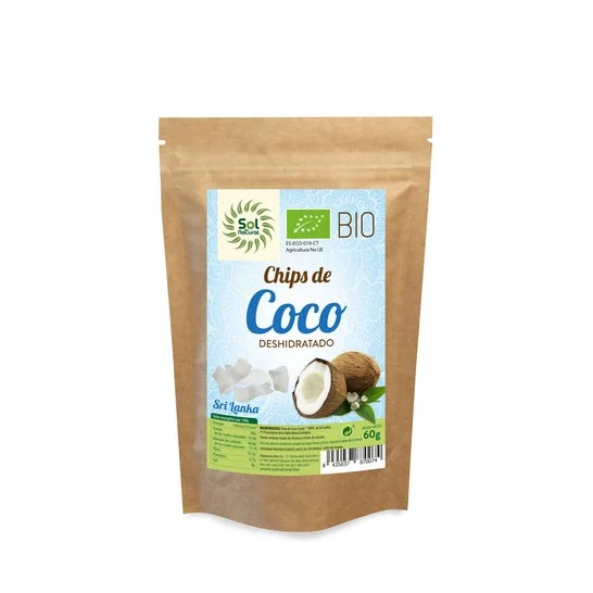 Sol Natural Organic Coconut Chips 60g
