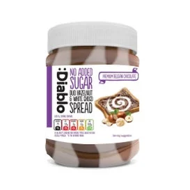 :Diablo Crema di Cioccolato Bianco e Nocciole 350g