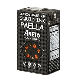 Aneto Broth Paella Brodo di riso nero 1000ml