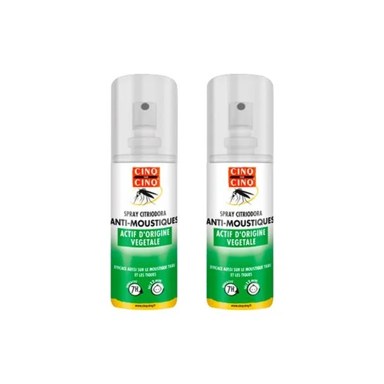 Cinq Sur Cinq Lozione Repellente Citriodora Spray 2x100ml
