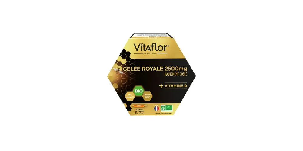 Vitaflor Pappa Reale 2500 mg E Vitamina D Bio 20x10ml