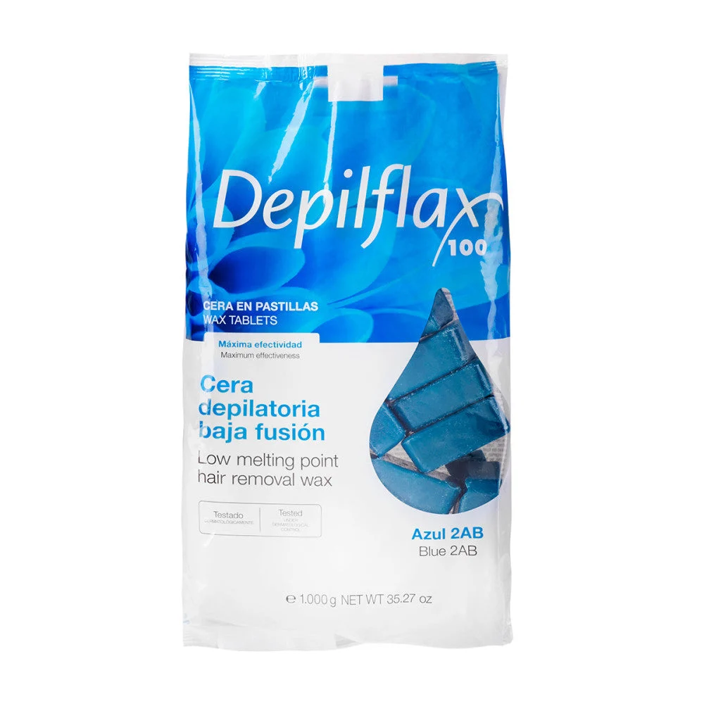 Depilflax A Cera Dura Senza Strisce Per La Depilazione 1 Kg Di Azulene