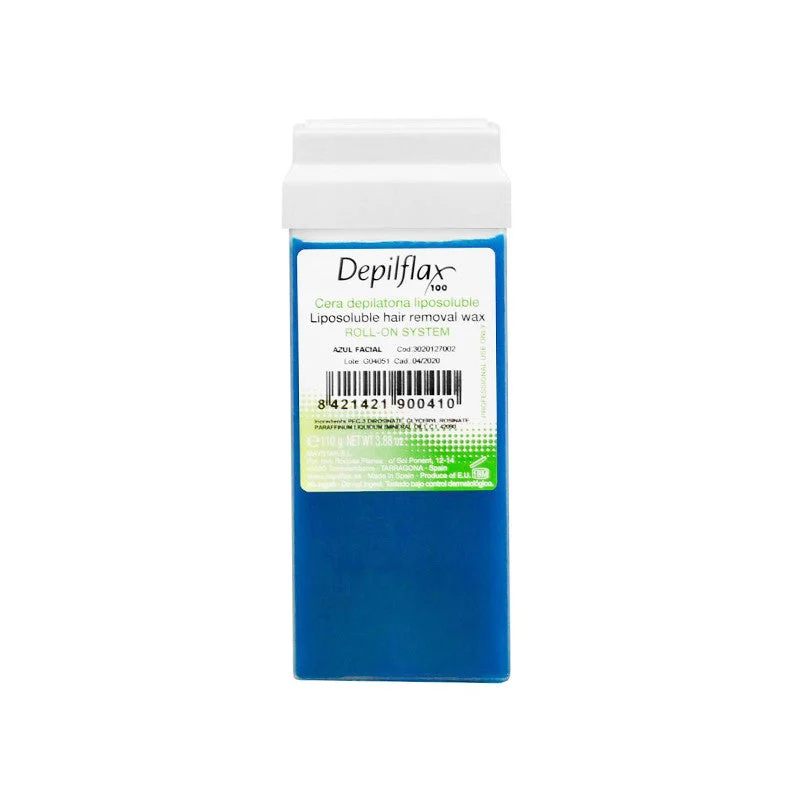 Depilflax 100 rotolo di cera depilatoria azulene 110g