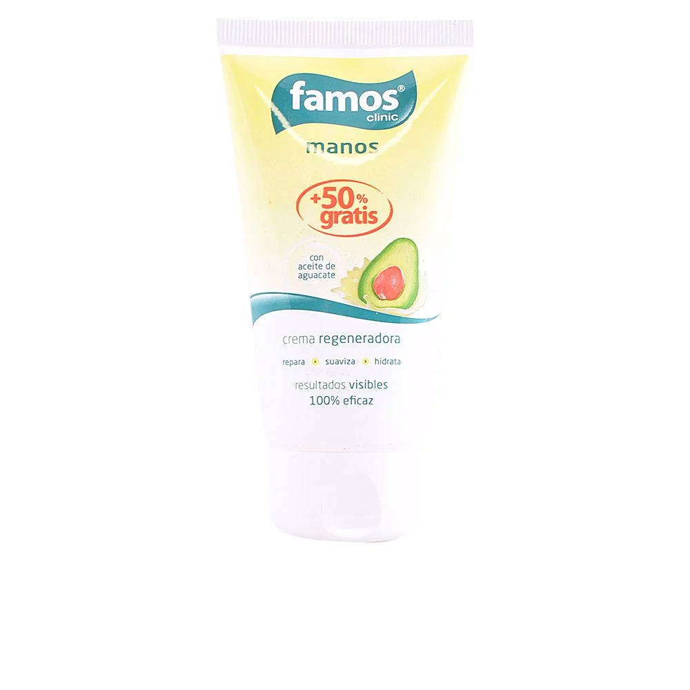 FAMOS crema manos regeneradora aceite de aguacate