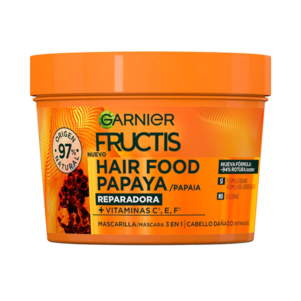 FRUCTIS HAIR FOOD papaya mascarilla reparadora
