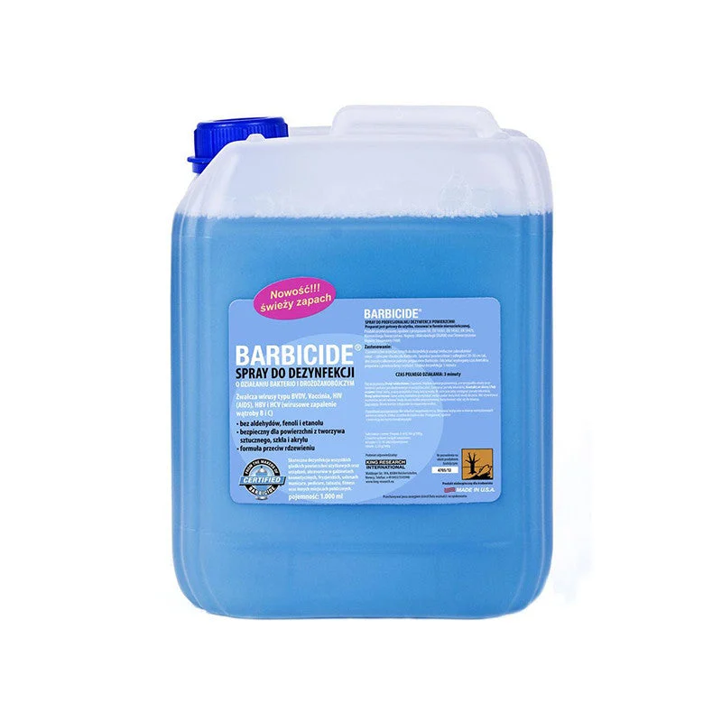 Spray Barbicide per la disinfezione di tutte le superfici, profumato - ricarica 5l