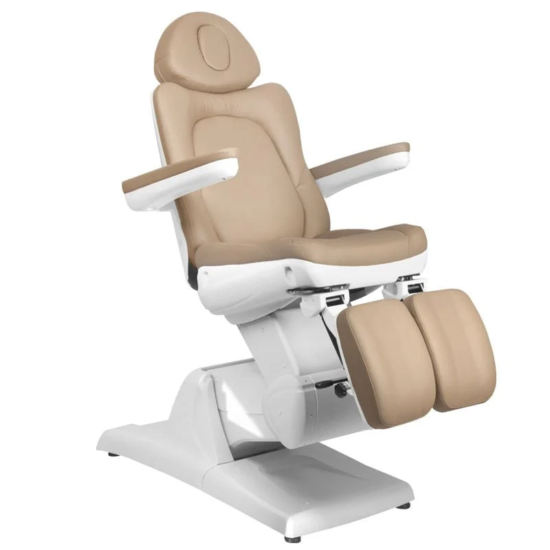 Poltrona estetica elettrica azzurro 870s pedi 3 forte cappuccino