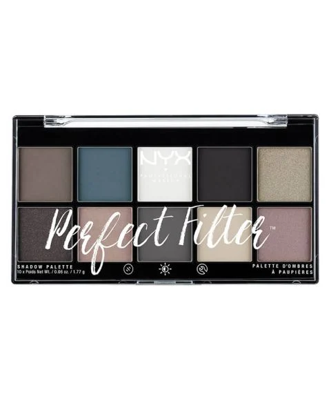 NYX Perfect Filter Shadow Palette - Gloomy Days 04