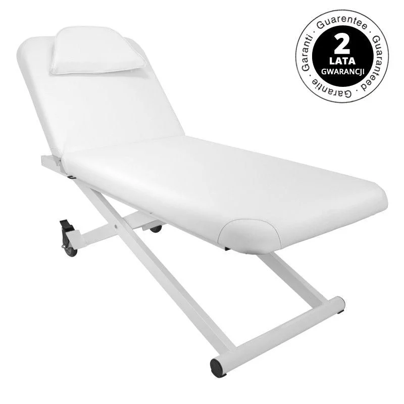 Letto Elettrico Massaggio Azzurro 329E 1 Pot. Bianco