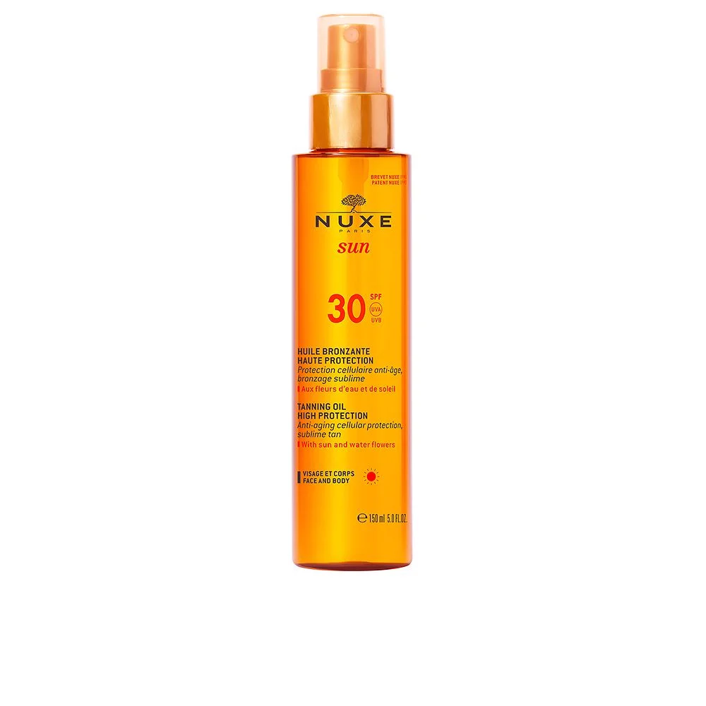 NUXE SUN huile bronzante haute protection SPF30 spray