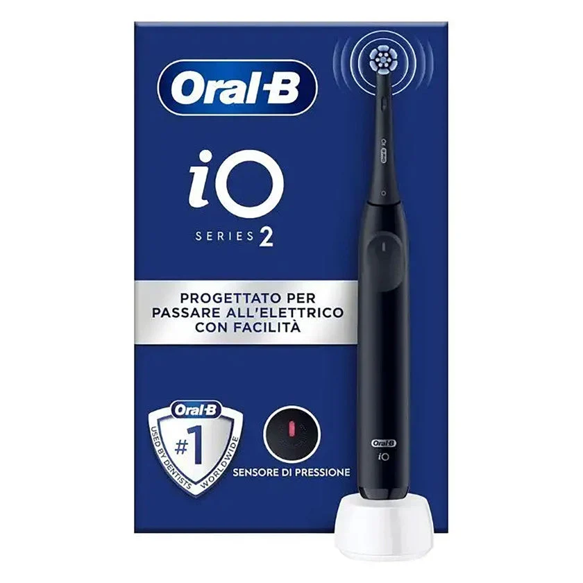 Oral-b Io 2 Spazzolino Elettrico Nero 1 Testina Di Ricambio 1 Spazzolino 1 unità
