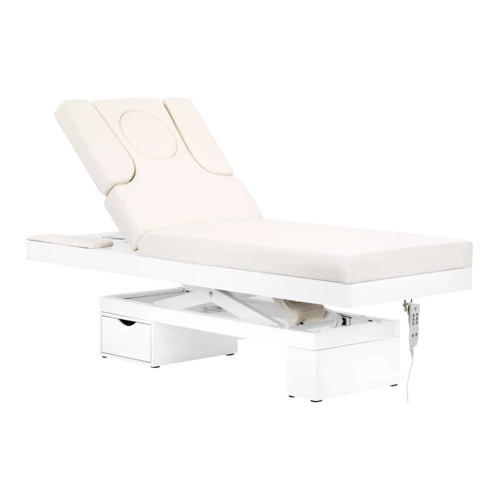 Divano Cosmetico Spa Azzurro 815B In Bianco Lucido