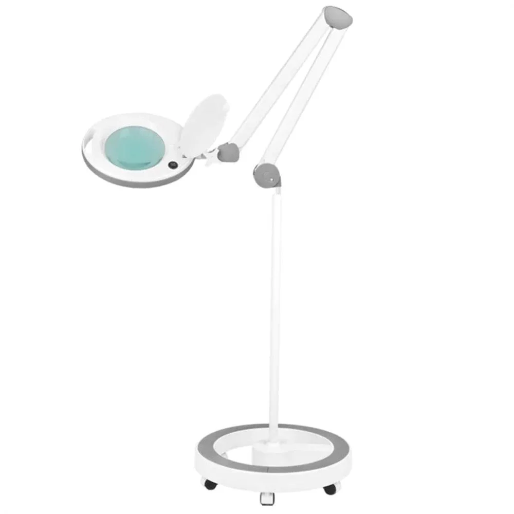 Elegante 6014 60 LED 5d lampada con lente d'ingrandimento a LED con treppiede