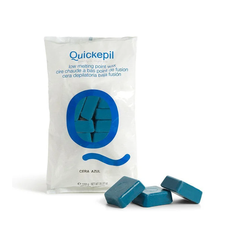 Quickepil Depilatorio A Cera Dura Senza Strisce 1 Kg Blu