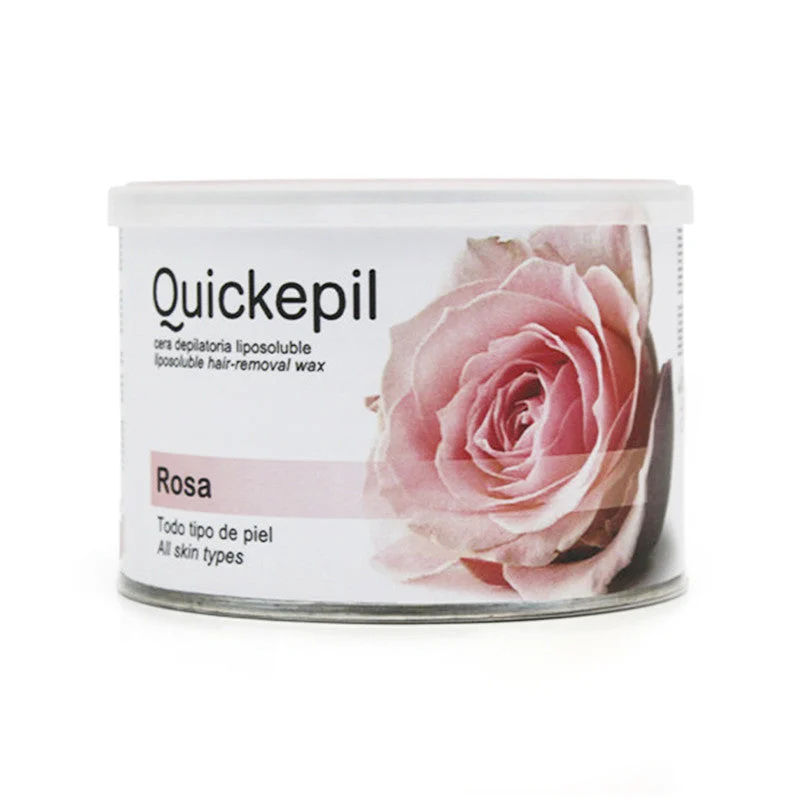 Cera Depilatoria Quickepil Lattina, Rosa 400Ml