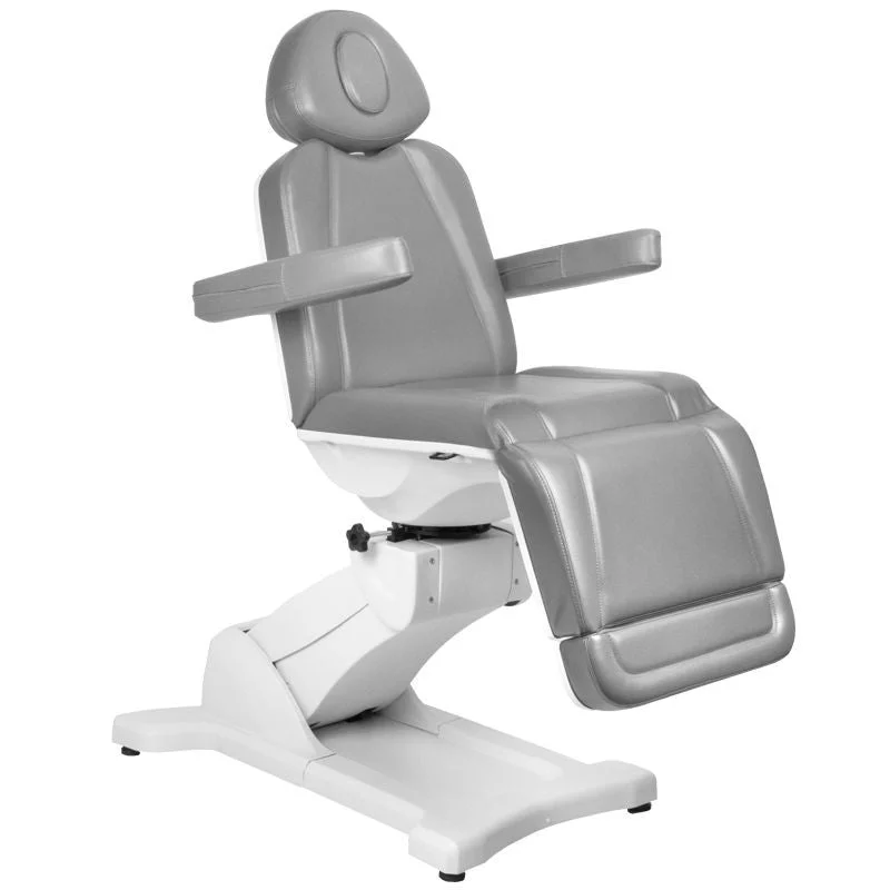 Sedia Cosmetica Elettrica Azzurro 869A Rotativa 4 Motore Grigia