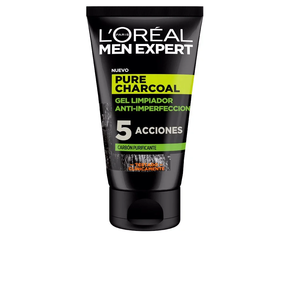 MEN EXPERT pure charcoal gel limpiador purificante