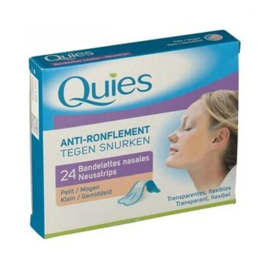 Anti-Snoring Quies piccole dimensioni 24 strisce nasali di piccole dimensioni