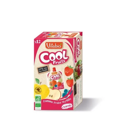 Vitabio Pack Cool Manzana Fresa y Arándano 12x90g