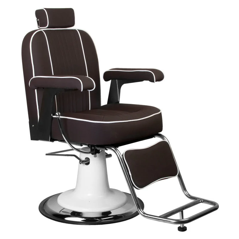Gabbiano Amadeo Sedia Da Barbiere Marrone