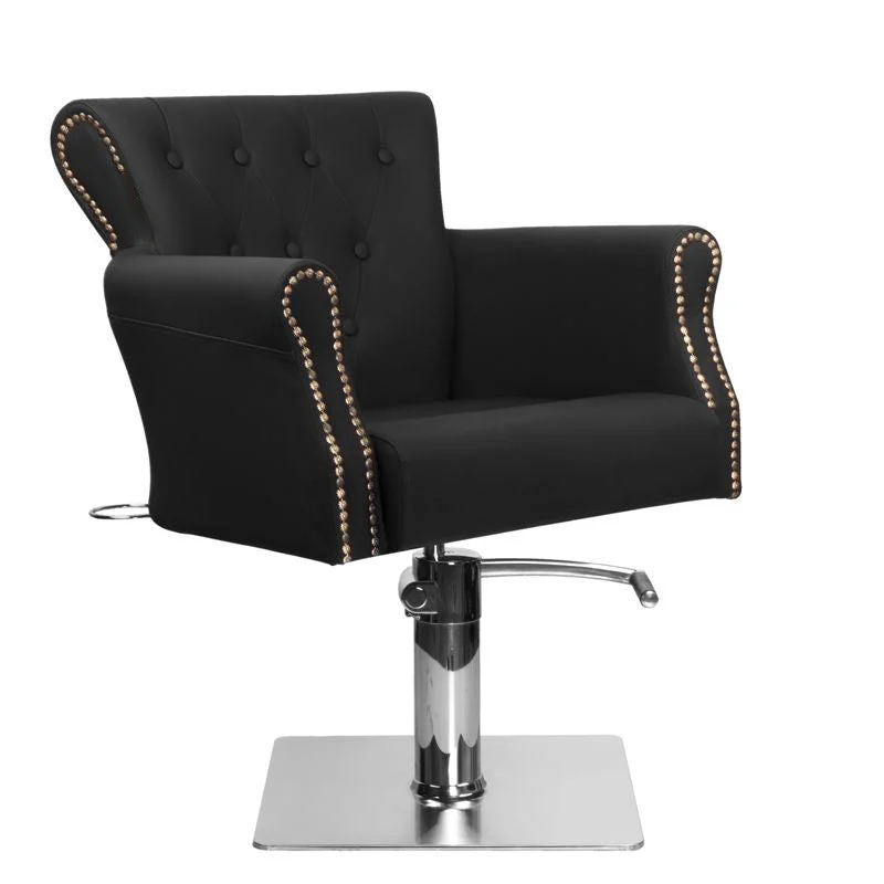 System Capelli Sedia Barbiere Ber 8541 Nero