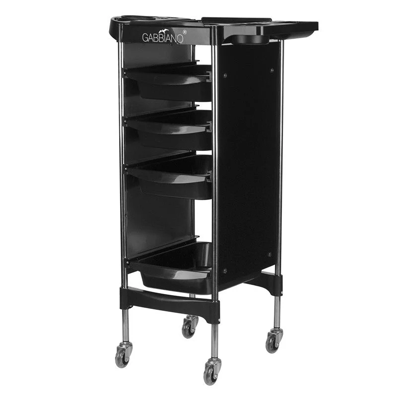 Trolley Parrucchiere Gabbiano Fx11-2 Nero