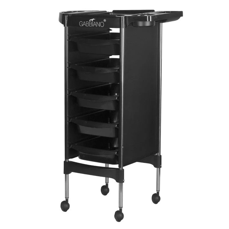 Trolley Parrucchiere Gabbiano Fx11-5 Nero