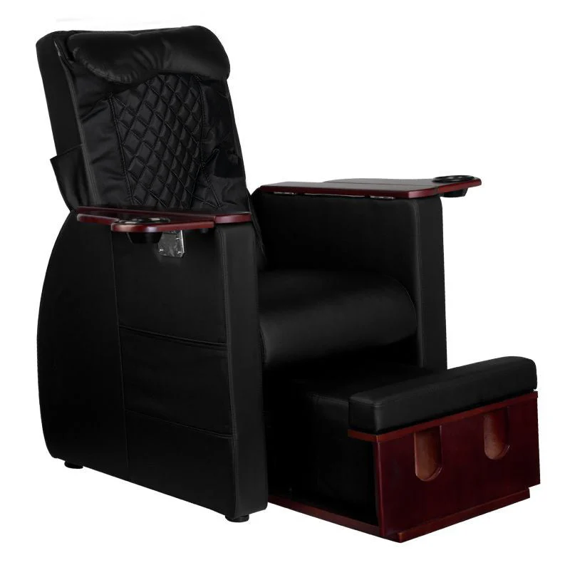 Sedia Spa Per Pedicure Con Massaggio Schiena Azzurro 101 Nero
