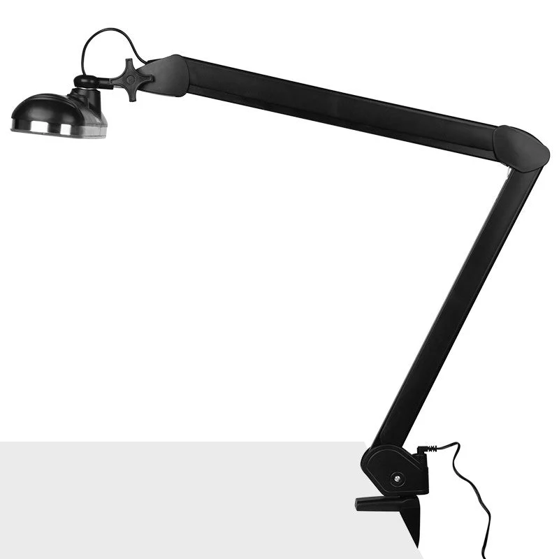 Elegante Lampada Da Officina A Led 801 Lt Con Intensità Luce Nera Reg. Morsa