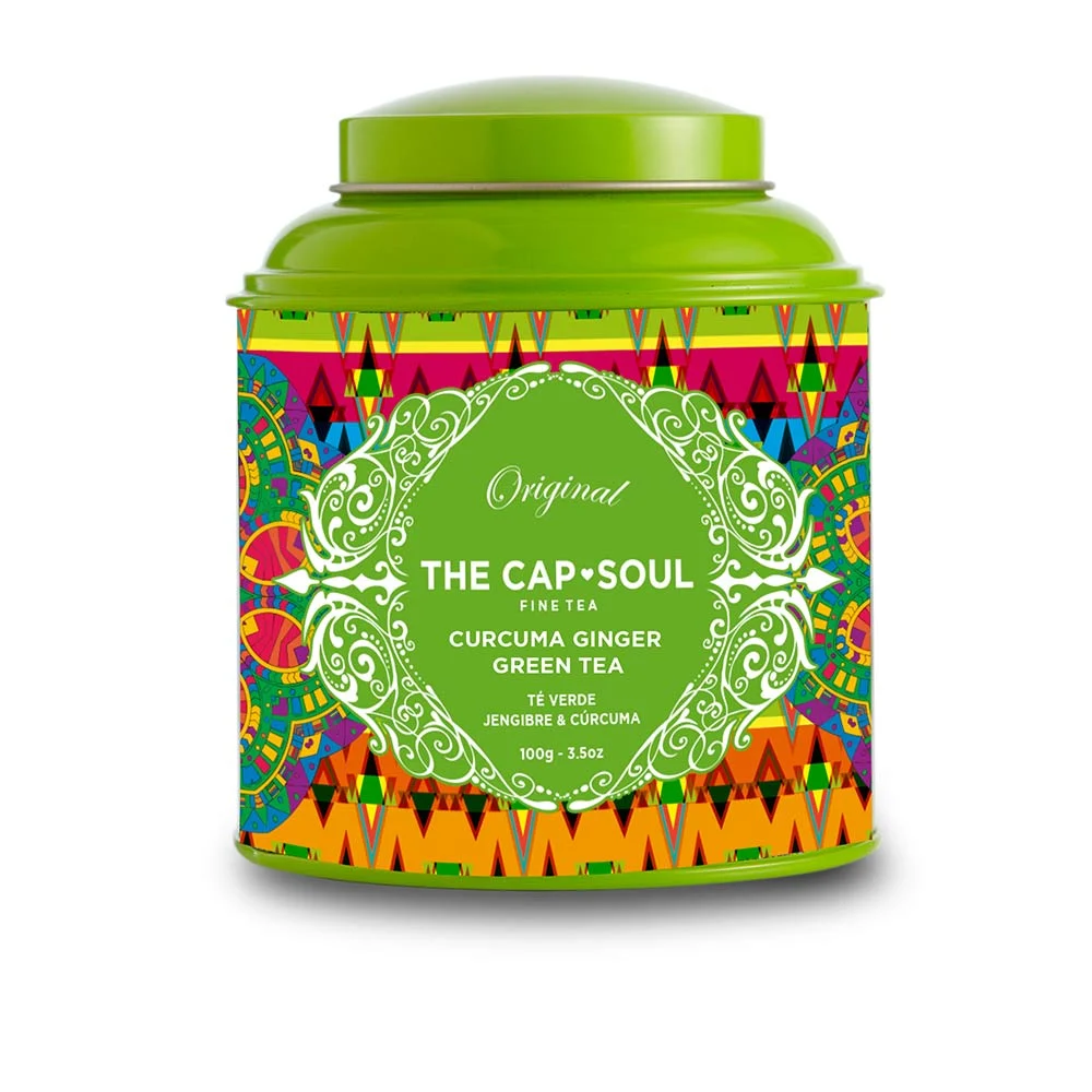 TÉ GRANEL verde, jengibre & cúrcuma