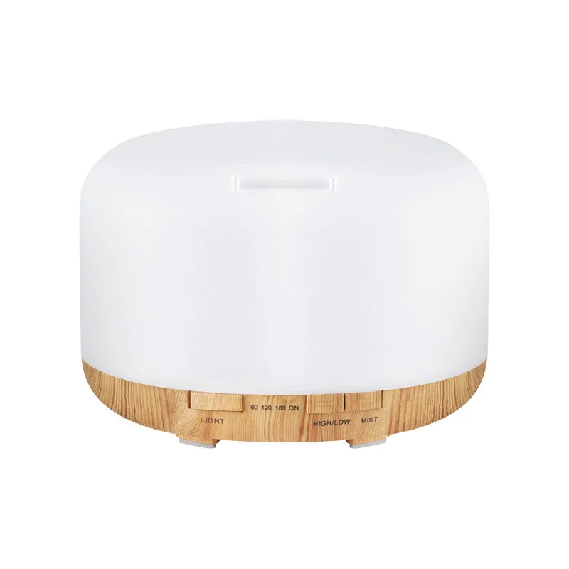 Activeshop Diffusore Di Aromi Spa Umidificatore D'Aria 03 Legno Chiaro 500Ml + Timer