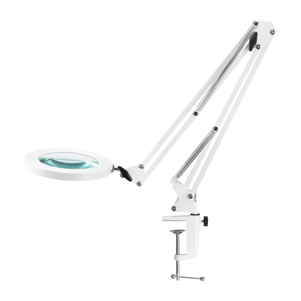 Lente D'Ingrandimento Da Tavolo A Led Bianco Bagliore 308