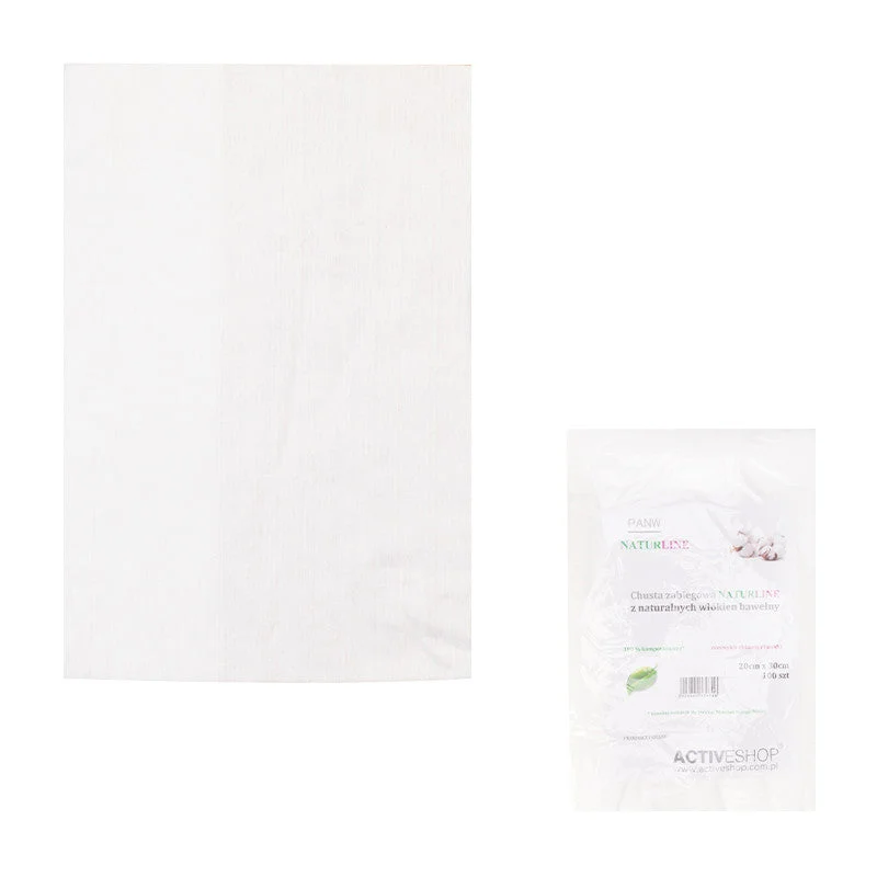 Activeshop Sciarpa Cotone, Naturline 20X30 Cm 100Pezzi