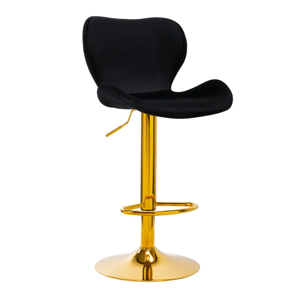 Sgabello Bar Qs-B15 Velvet Nero