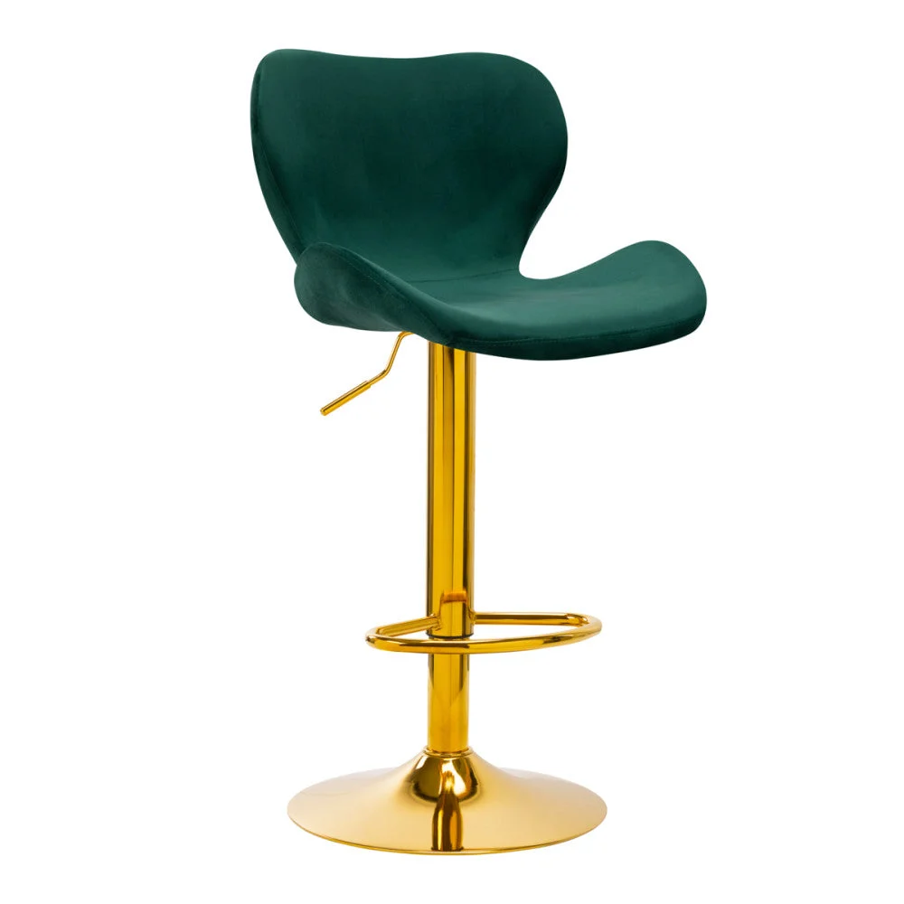 Sgabello Bar Qs-B15 Velvet Verde
