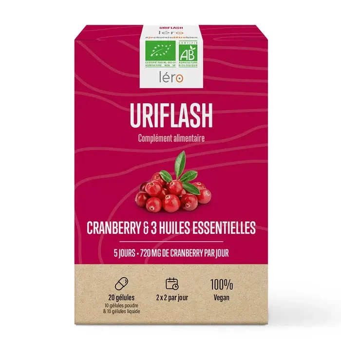Lero Uriflash Cranberry & Oli Essenziali 20 capsule