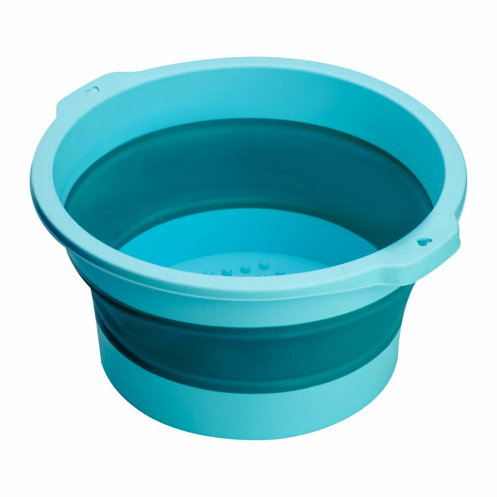 Activeshop Ciotola Per Pedicure Pieghevole Blu