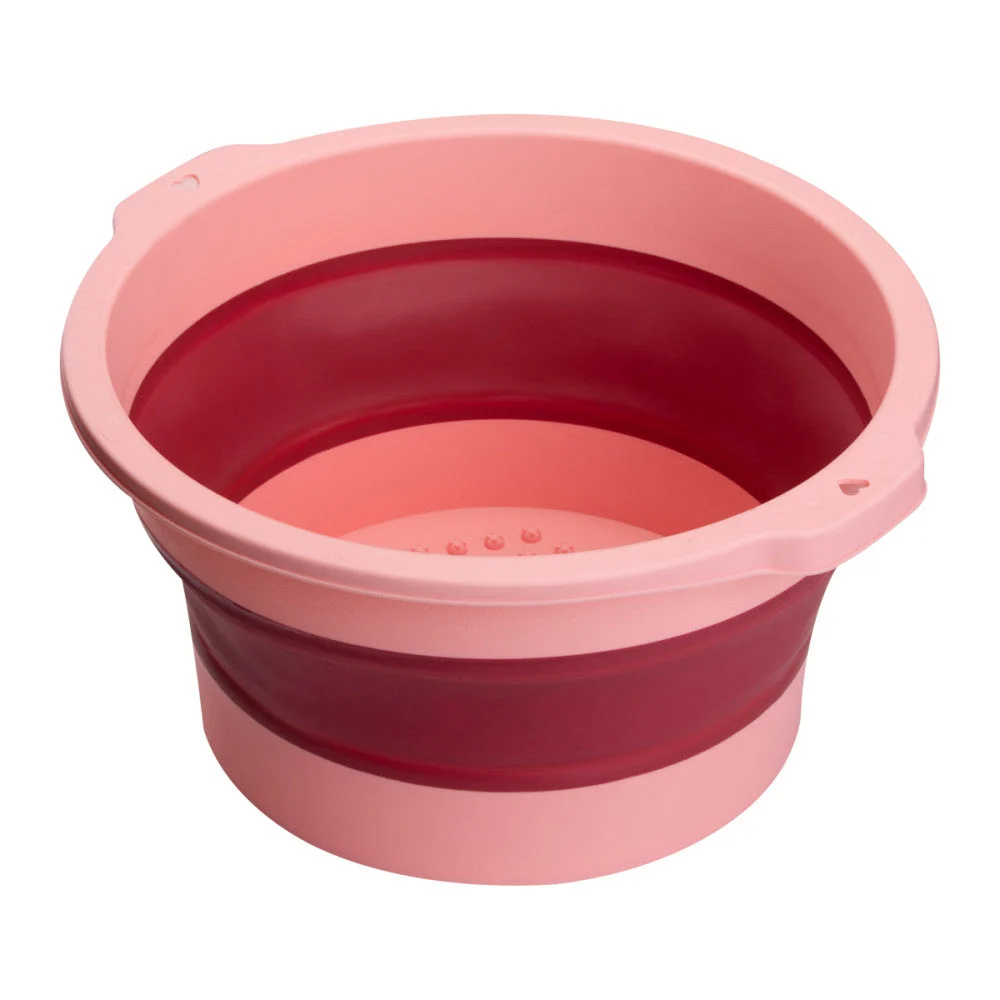 Activeshop Ciotola Per Pedicure Pieghevole Rosa