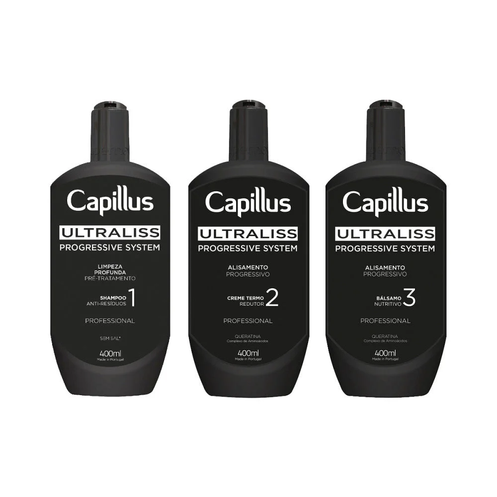Activeshop Capillus Ultraliss Nanoplastia, Set Per Il Trattamento Di Nanoplastic, 3X400Ml