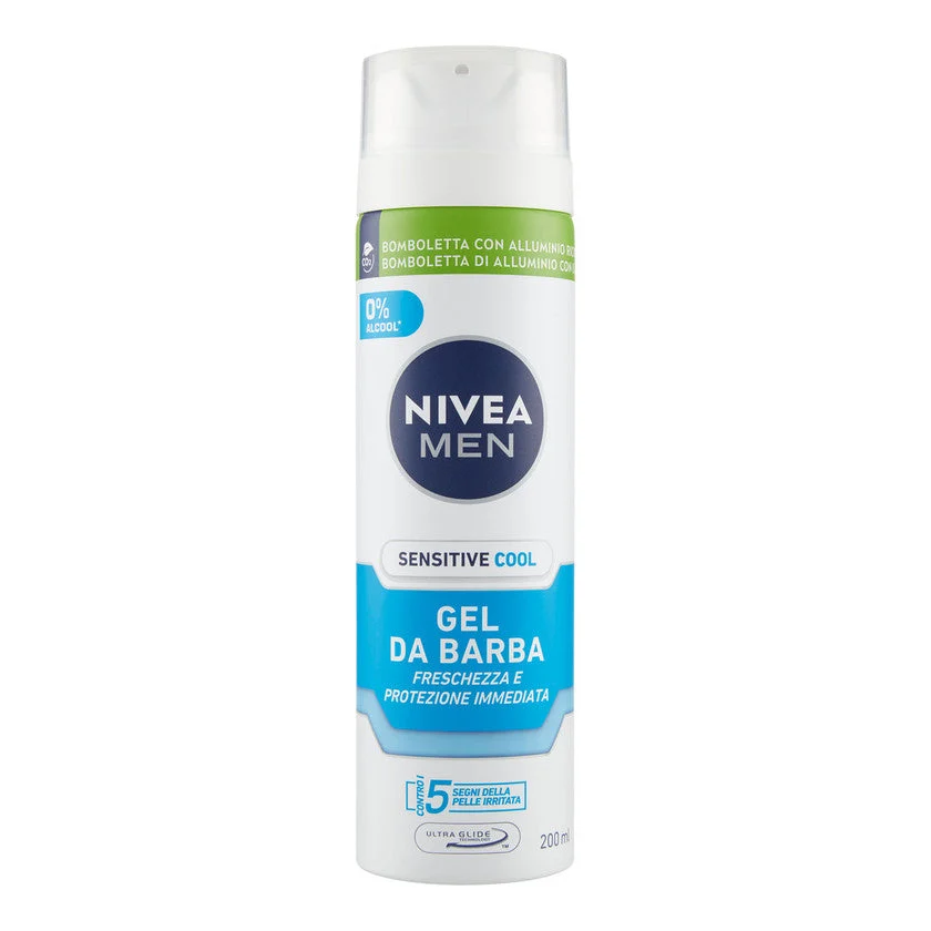 Gel da barba Nivea Men Sensitive Cool 200 ml