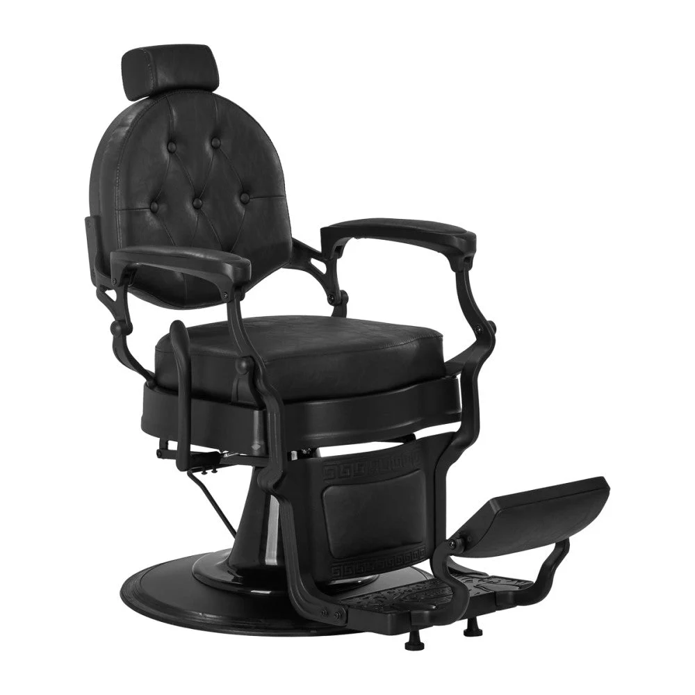 Sedia Da Barbiere President Nera